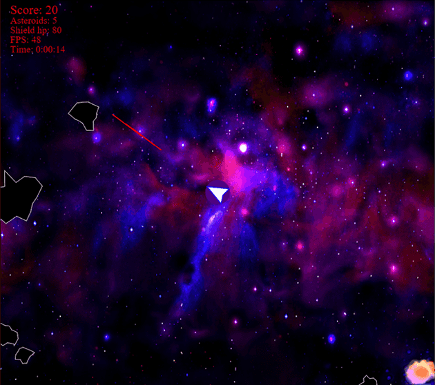 Asteriods screenshot